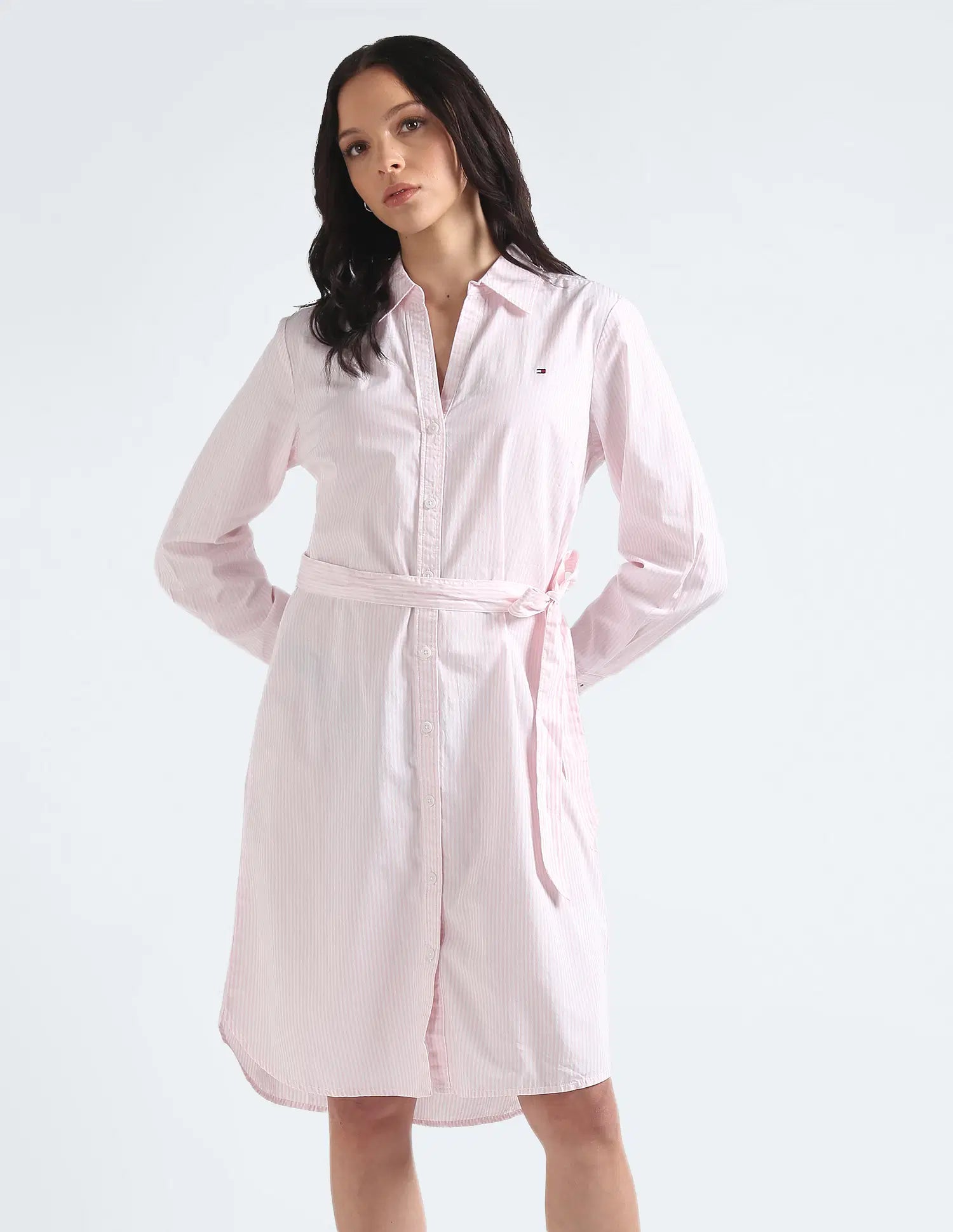 TOMMY HILFIGER Spread Collar Monica Shirt Dress