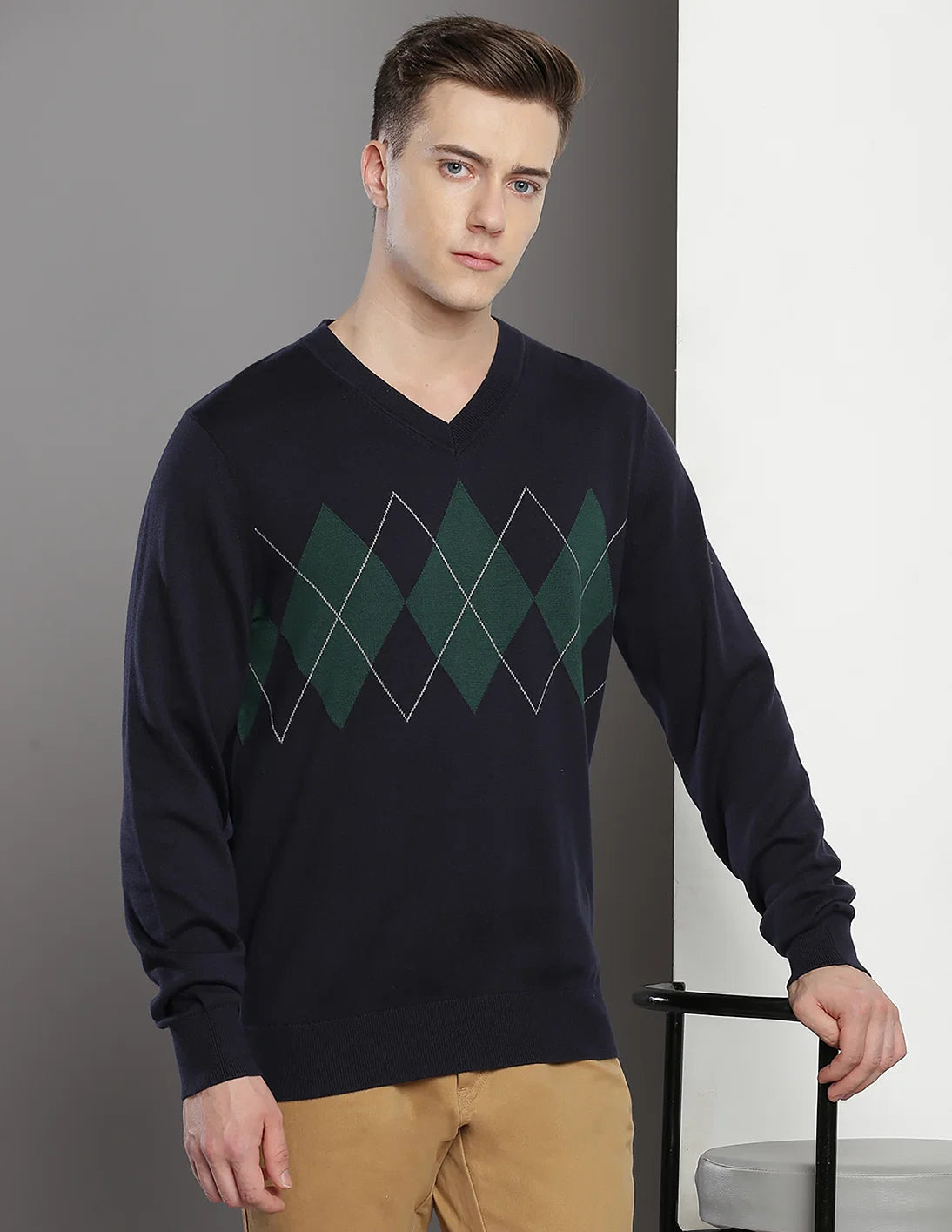 TOMMY HILFIGER V-Neck Cotton Arthur Sweater