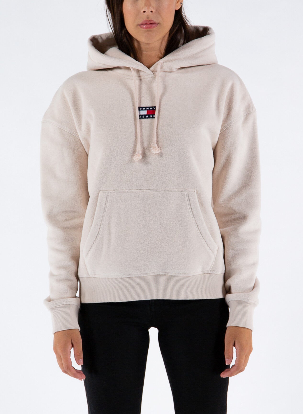 TOMMY JEANS HOODIE WITH BADGE