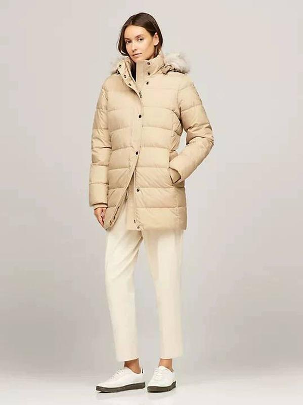 TOMMY HILFIGER Hooded Long Puffer Coat