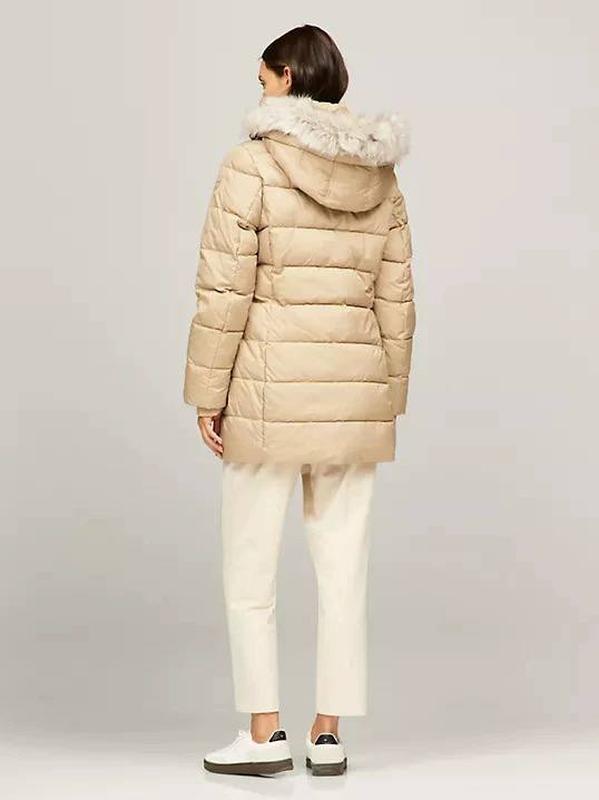 TOMMY HILFIGER Hooded Long Puffer Coat
