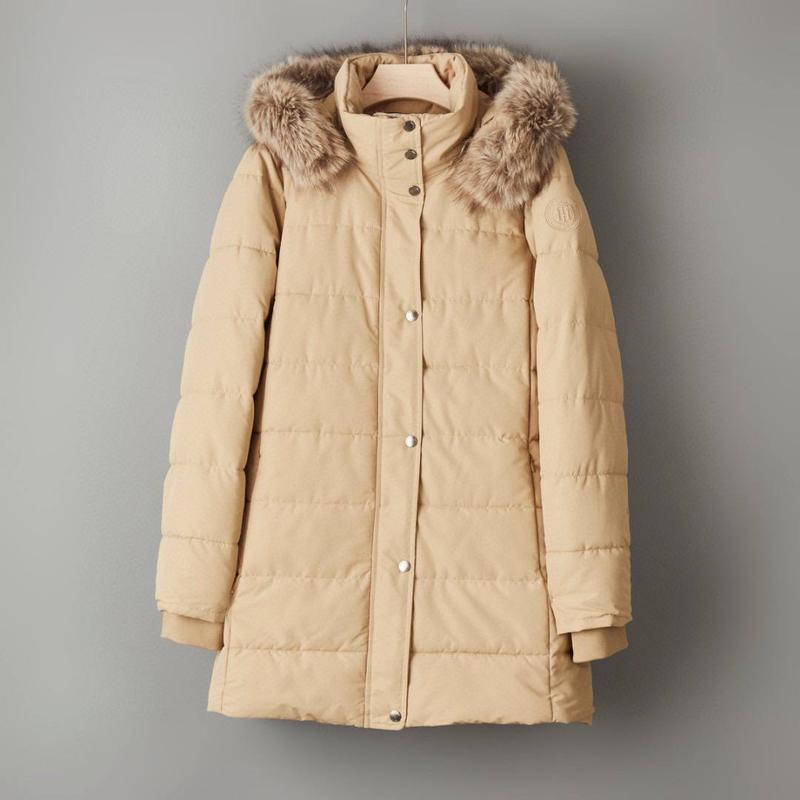 TOMMY HILFIGER Hooded Long Puffer Coat