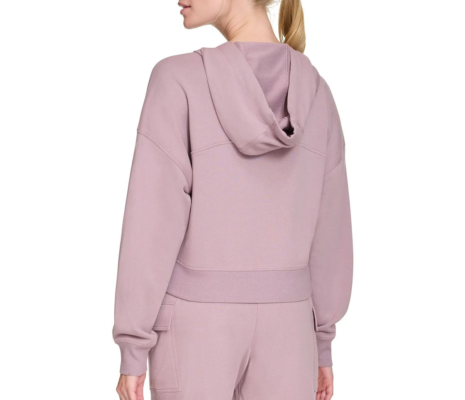 DKNY Women's Terry Zip Front Jacket