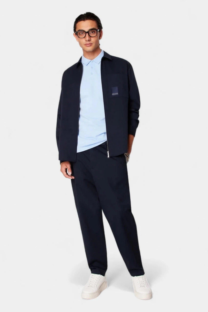 ARMANI EXCHANGE Navy blue shirt jacket
