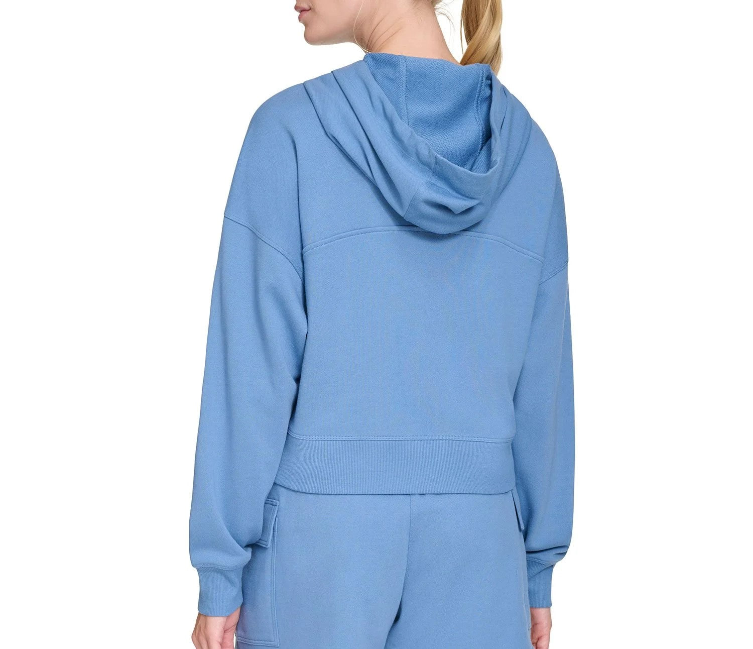 DKNY Women's Terry Zip Front Jacket