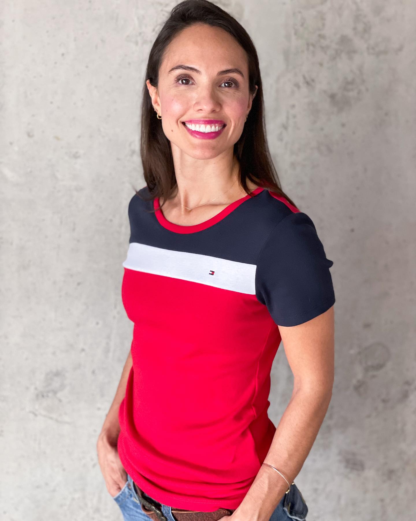TOMMY HILFIGER Women's multi T-shirt