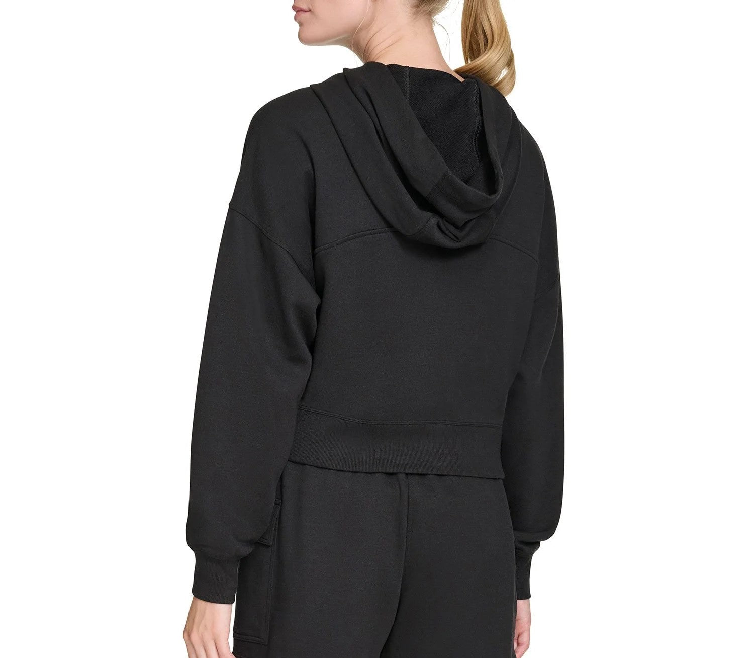 DKNY Women's Terry Zip Front Jacket