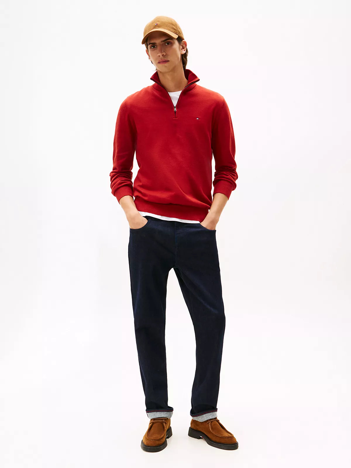 TOMMY HILFIGER Classic Quarter-Zip Sweater