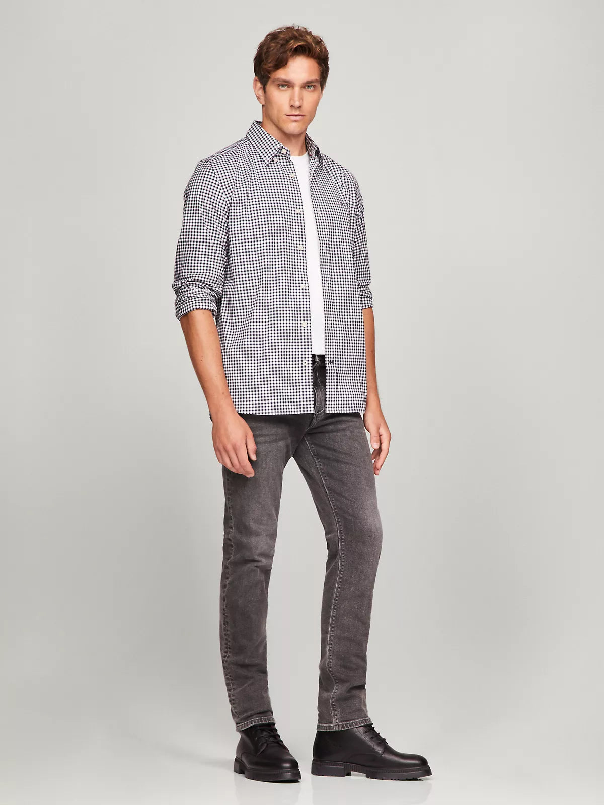 TOMMY HILFIGER Regular Fit Gingham Print All-Day Shirt