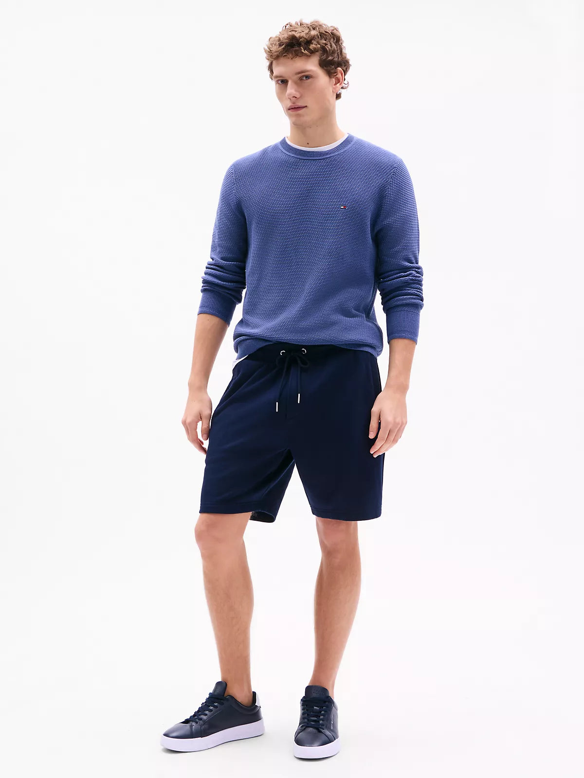 TOMMY HILFIGER Structured Crewneck Sweater