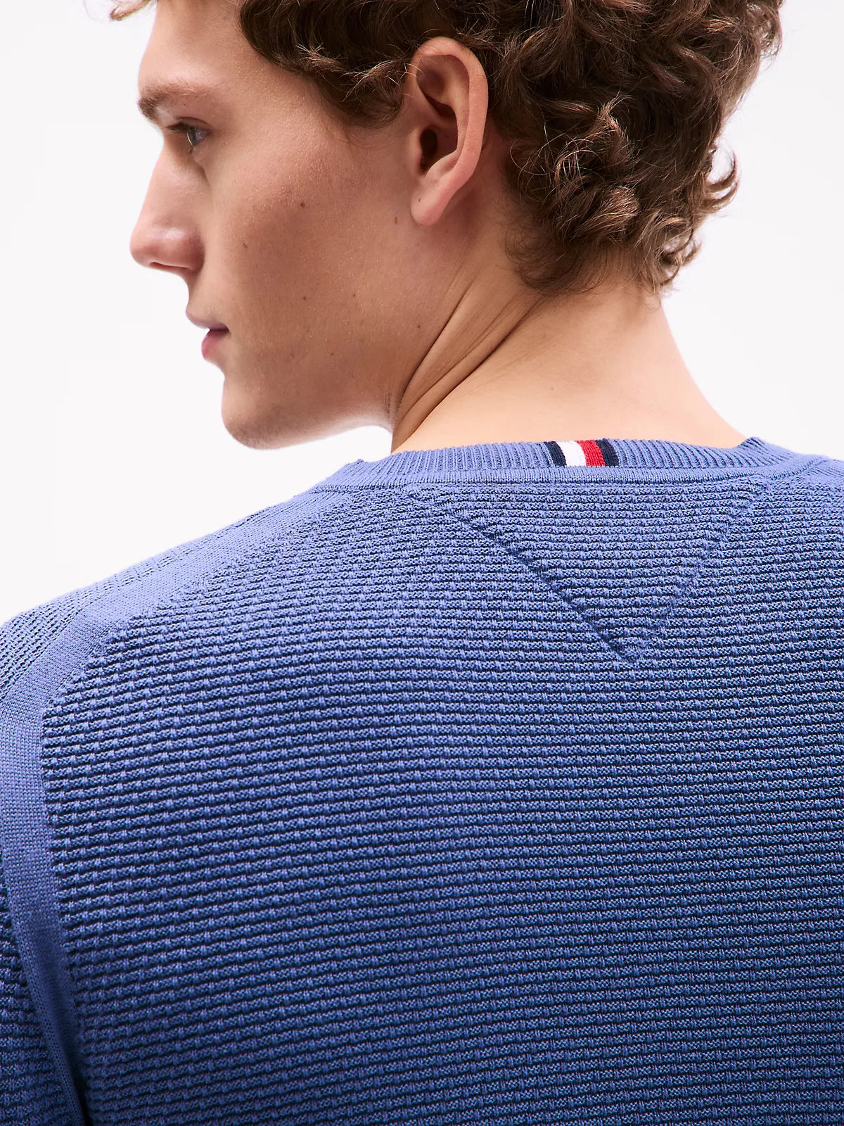 TOMMY HILFIGER Structured Crewneck Sweater