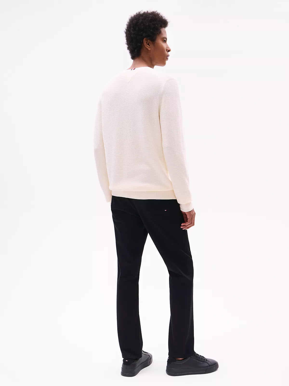 TOMMY HILFIGER Structured Crewneck Sweater