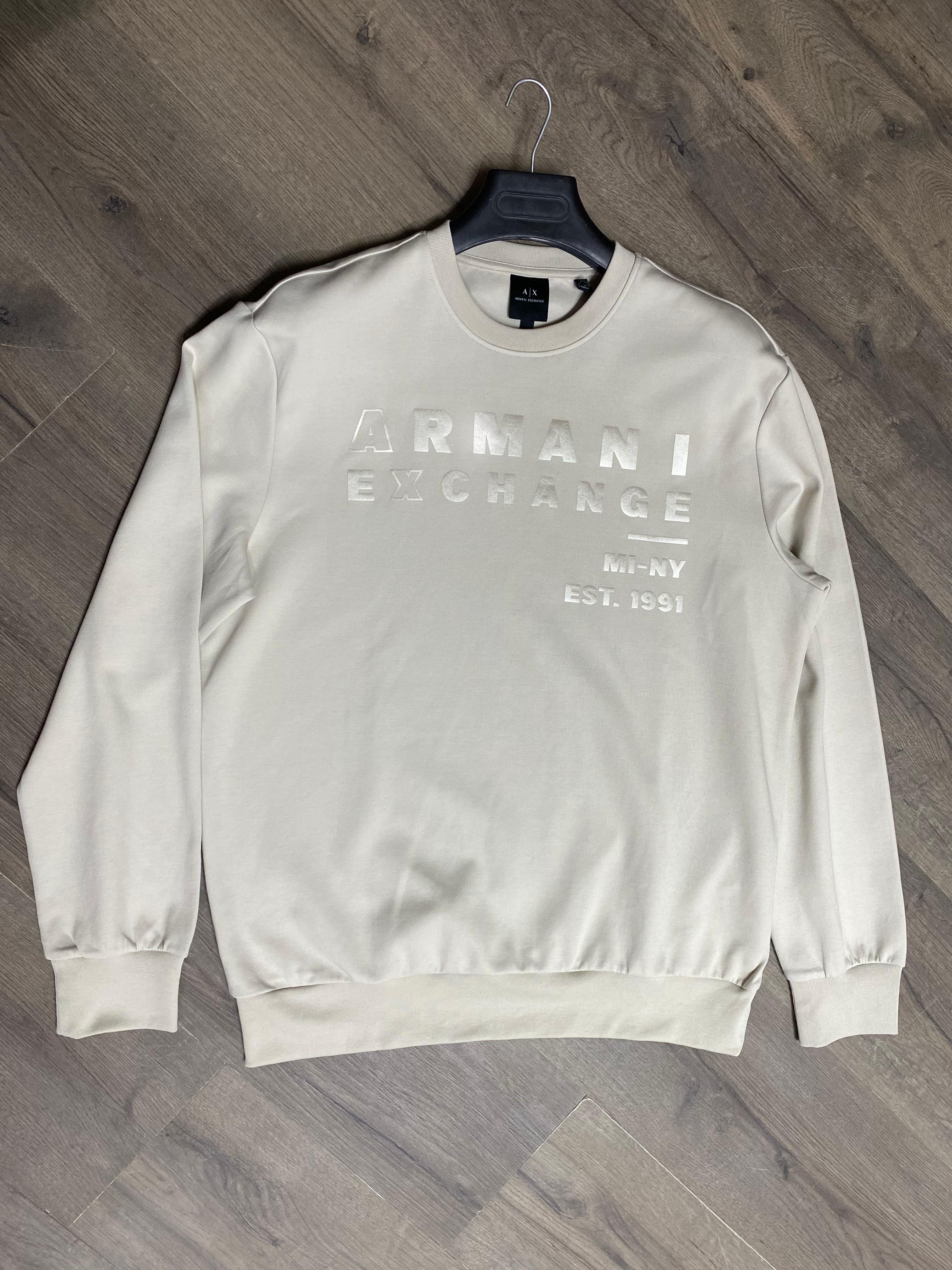 ARMANI EXCHANGE Men's Sweatshirt Beige
