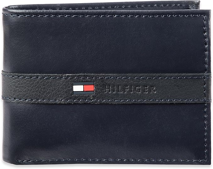 TOMMY HILFIGER Mens Leather Ranger Passcase Wallet