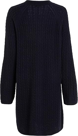 TOMMY HILFIGER Soft Wool Cable Knit Dress - Red | Very Ireland