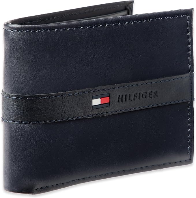 TOMMY HILFIGER Mens Leather Ranger Passcase Wallet
