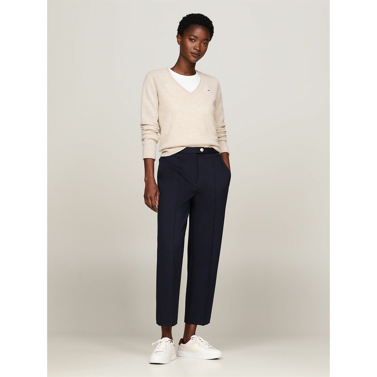 TOMMY HILFIGER Wool V-Neck Jumper