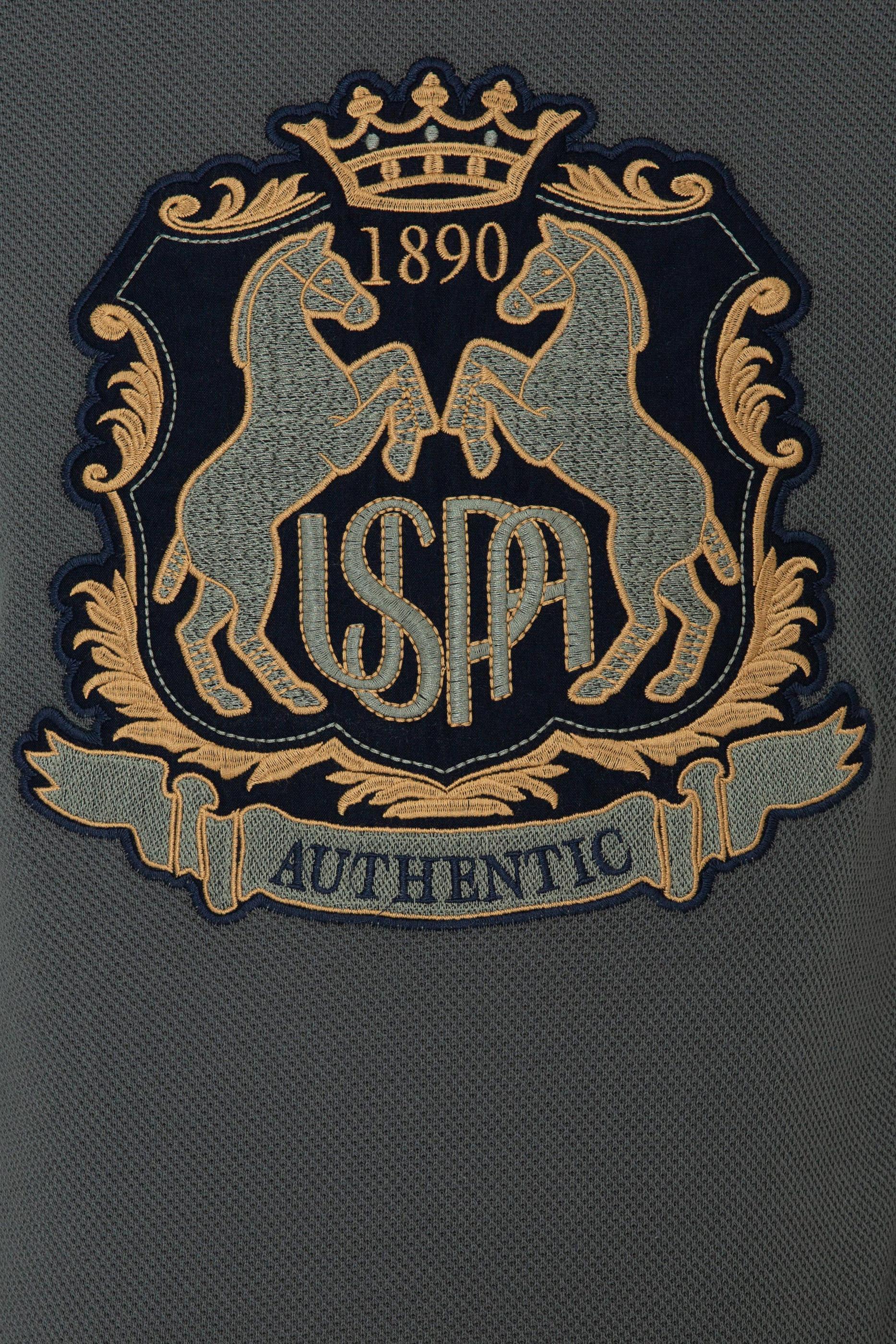 US. POLO ASSN Men's Anthracite Crew Neck Sweatshirt