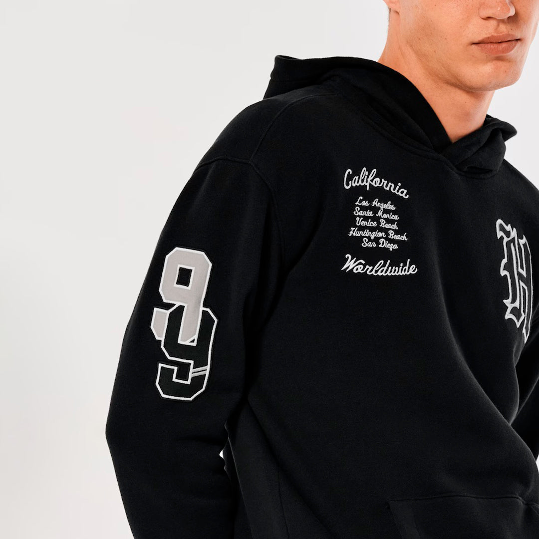 HOLLISTER Abrigo Buzo Canguro Original Los Angeles