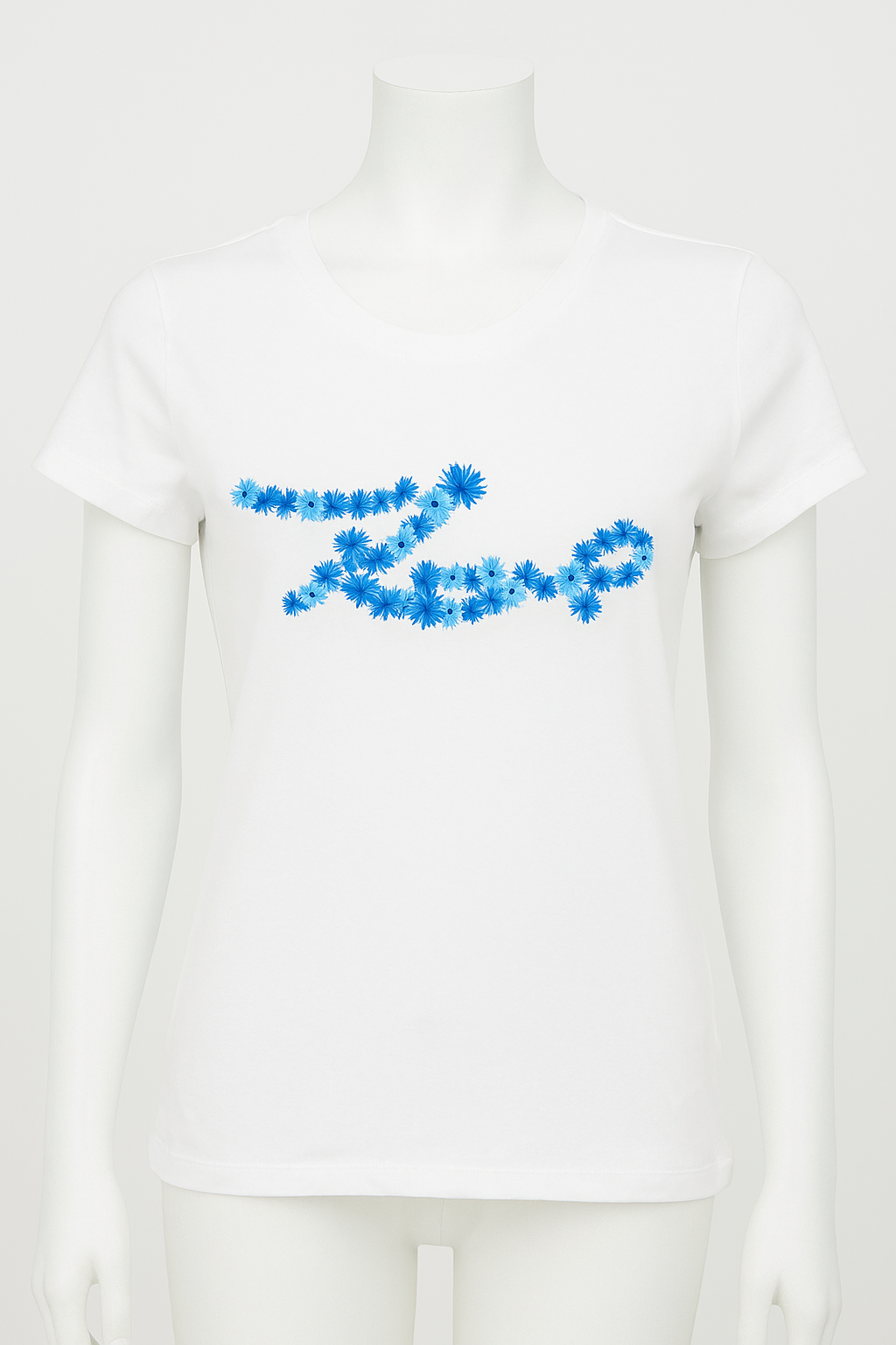 KARL LAGERFELD PARIS Floral Logo T-Shirt