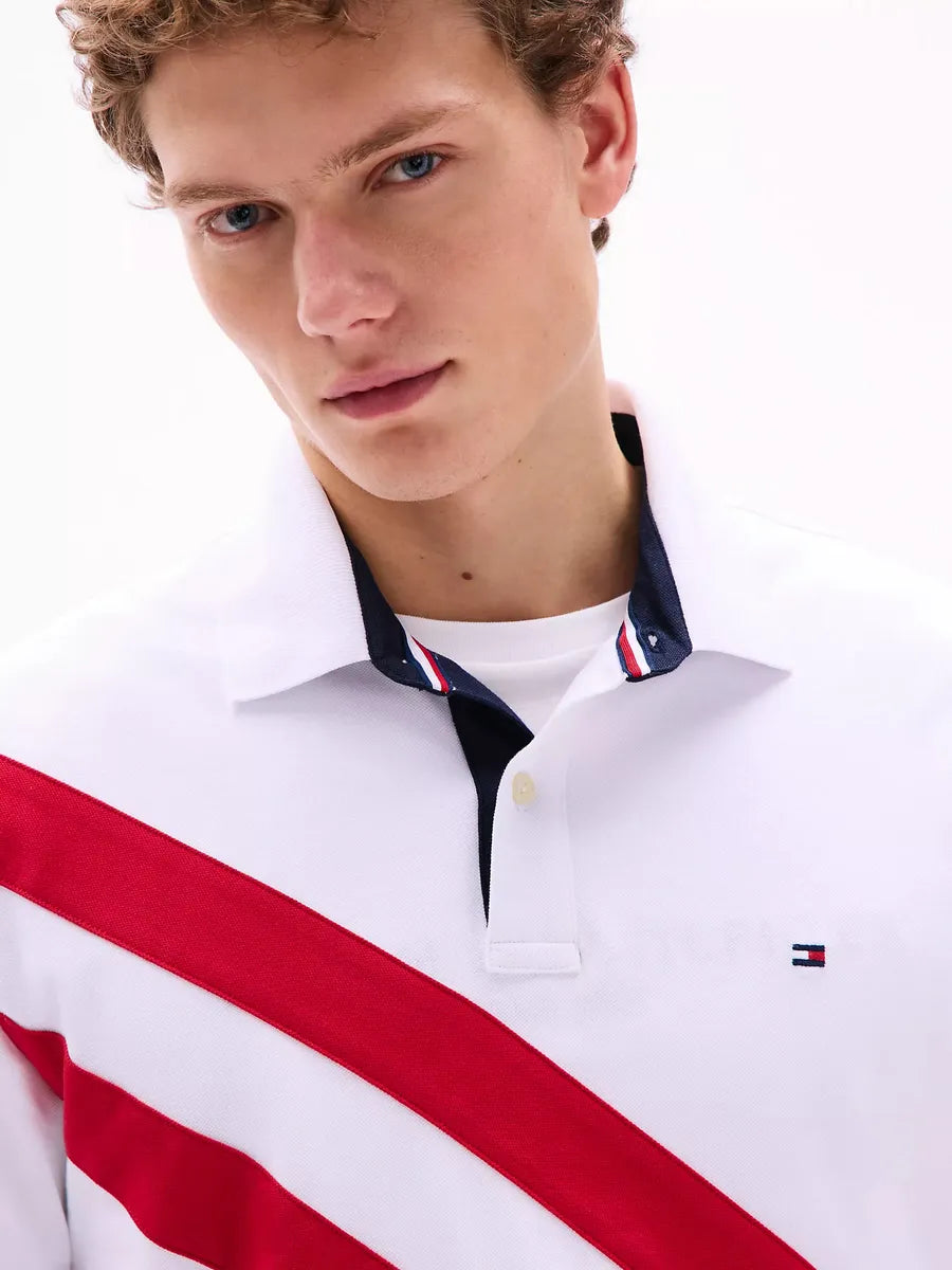 TOMMY HILFIGER Regular Fit Banner Stripe Polo
