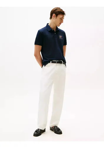 TOMMY HILFIGER Regular Fit Nautical Flag Polo