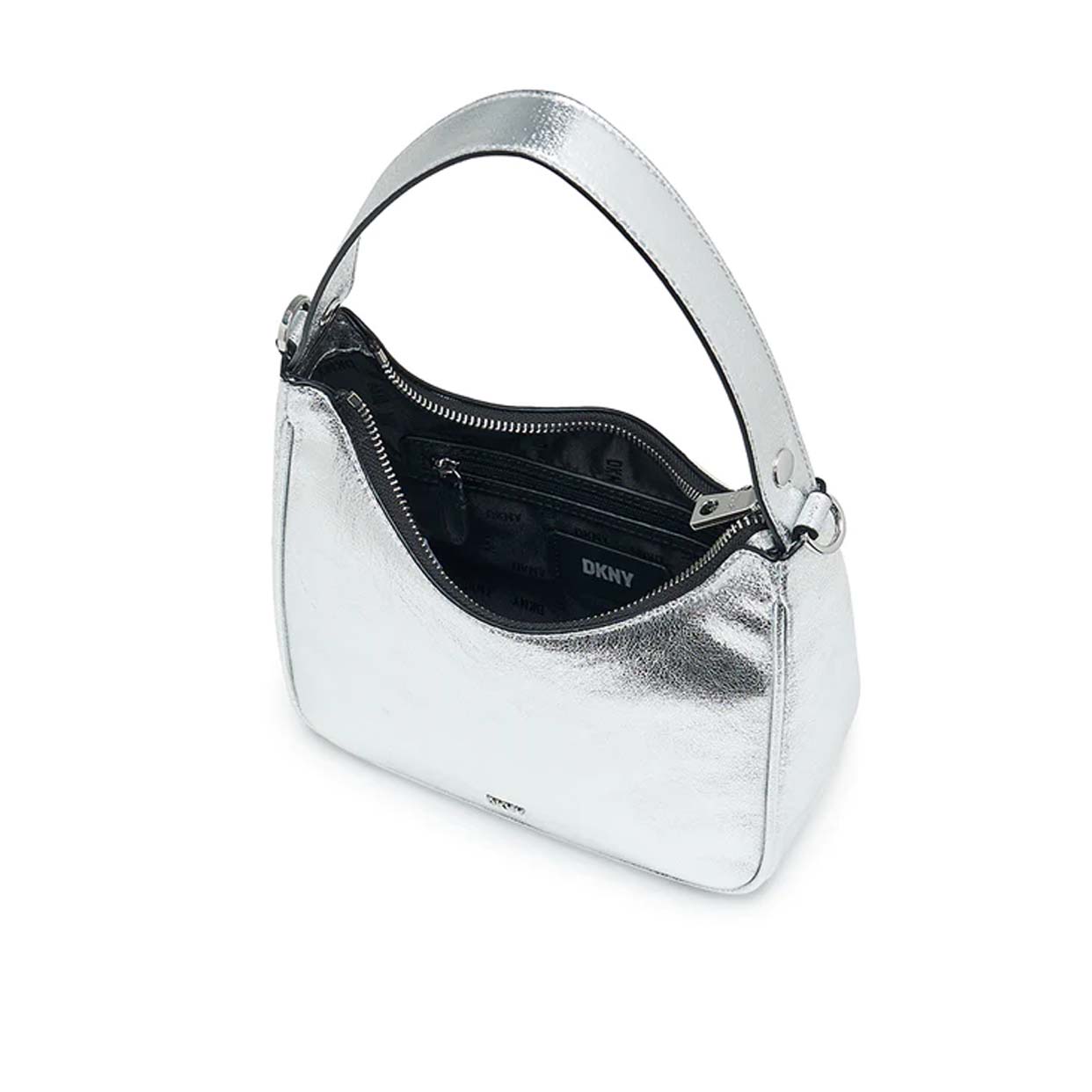 DKNY Alexa shoulder bag in silver metallic