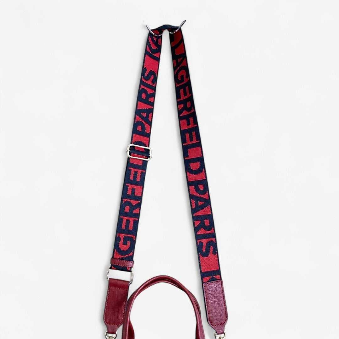 Karl Lagerfeld Paris Multi Heart Satchel Love Red Crossbody Hearts Satchel