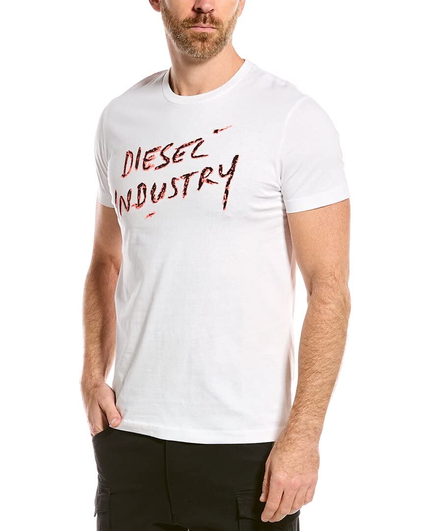 DIESEL Men's Fitted Maglietta Trendy T-Shir