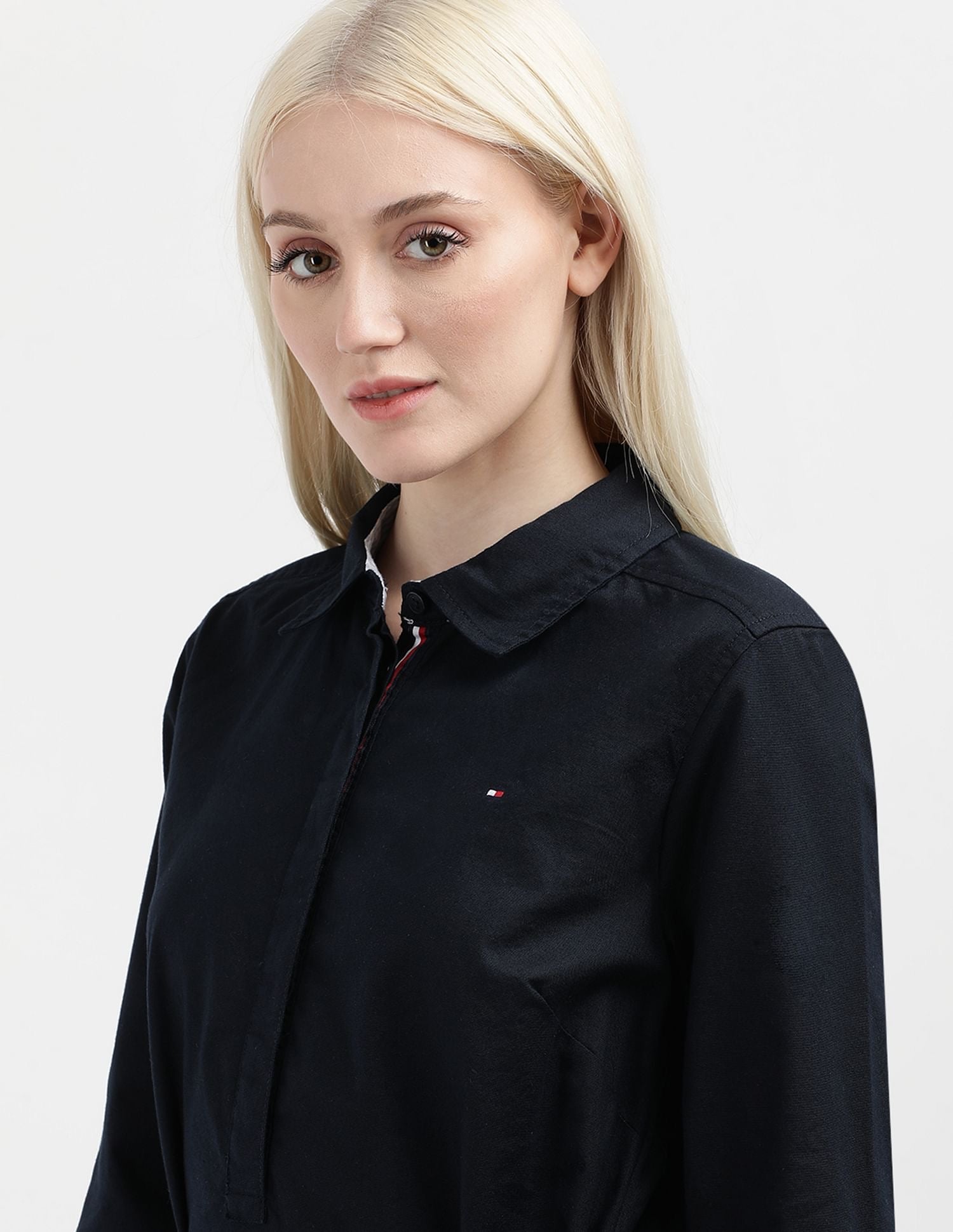 TOMMY HILFIGER Shirt Collar Sheath Dress