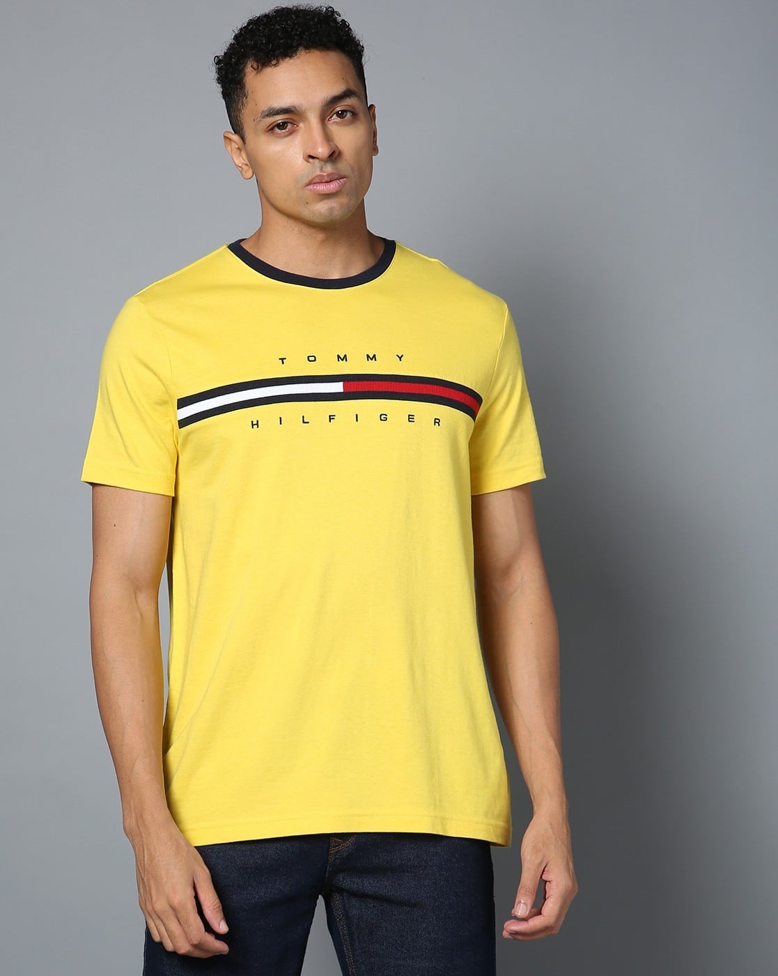 TOMMY HILFIGER Embroidered Logo Regular-Fit Cotton T-Shirt