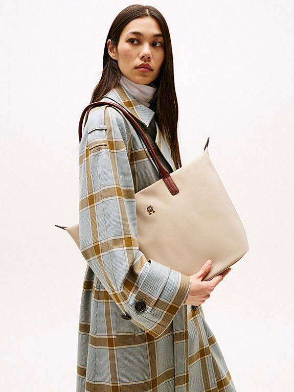 TOMMY HILFIGER Beige Tote Bag