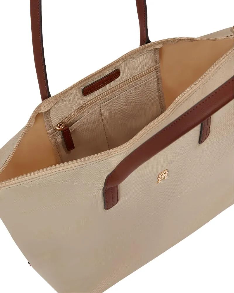 TOMMY HILFIGER Beige Tote Bag