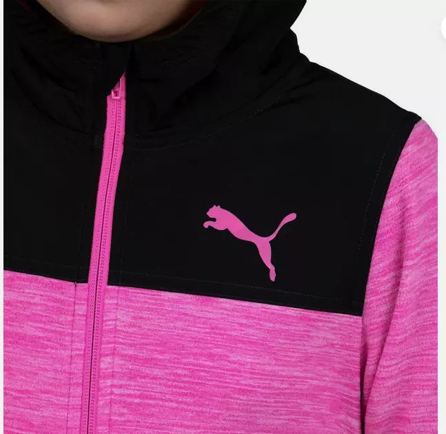 PUMA Girls Zip Hoodie Sweater