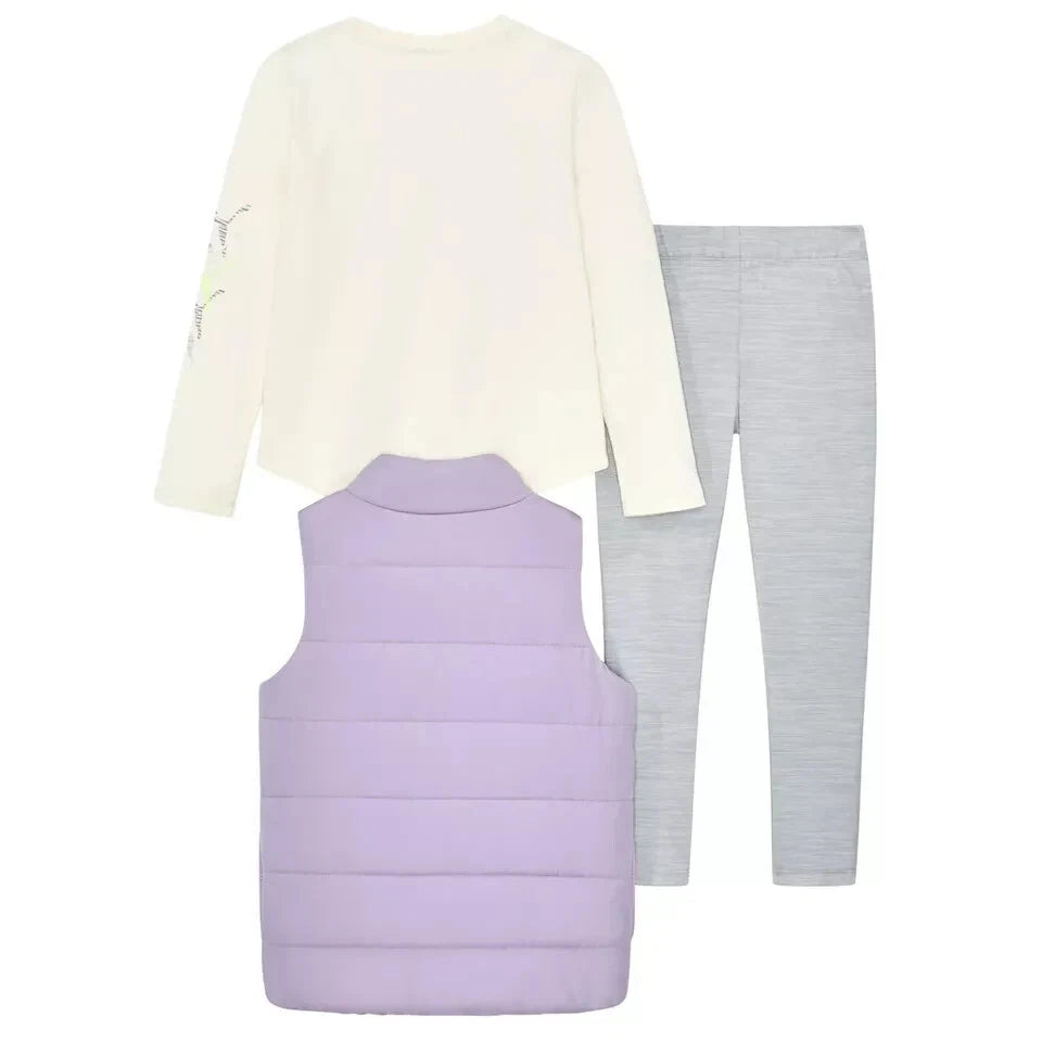 NEW Puma Toddler Girls 3 piece Vest, pant, shirt set