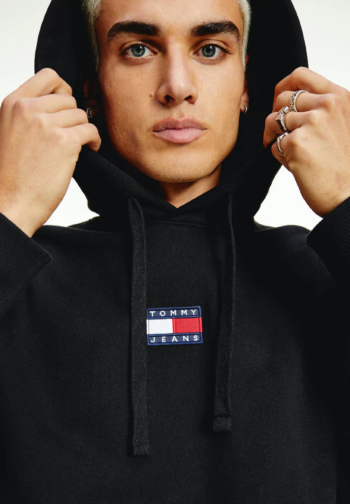 TOMMY JEANS MEN'S HOODIE WITH FRONT POCKET