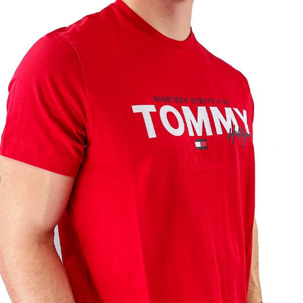 TOMMY HILFIGER Men's Long Cotton T-Shirt