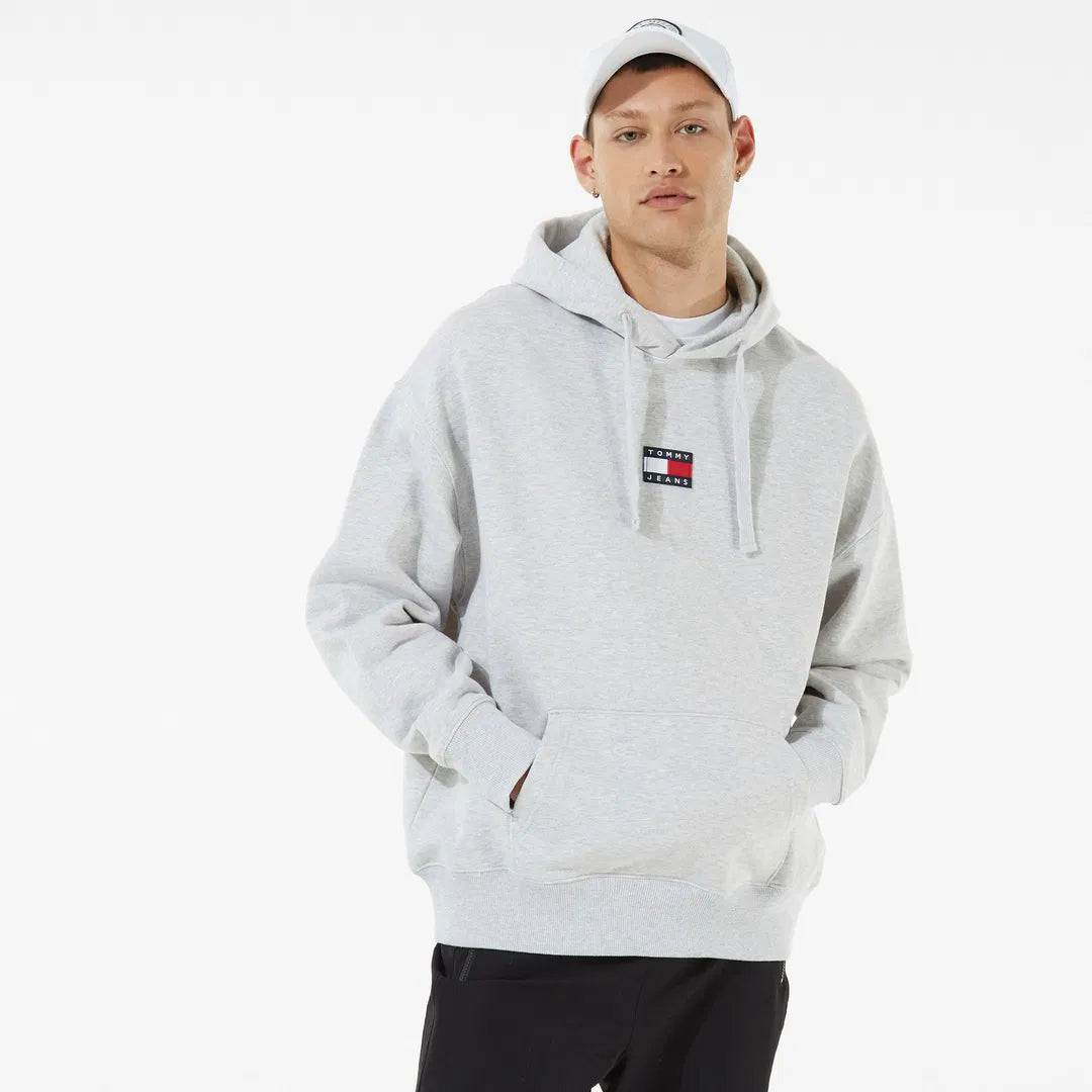 TOMMY JEANS MEN'S HOODIE WITH FRONT POCKET