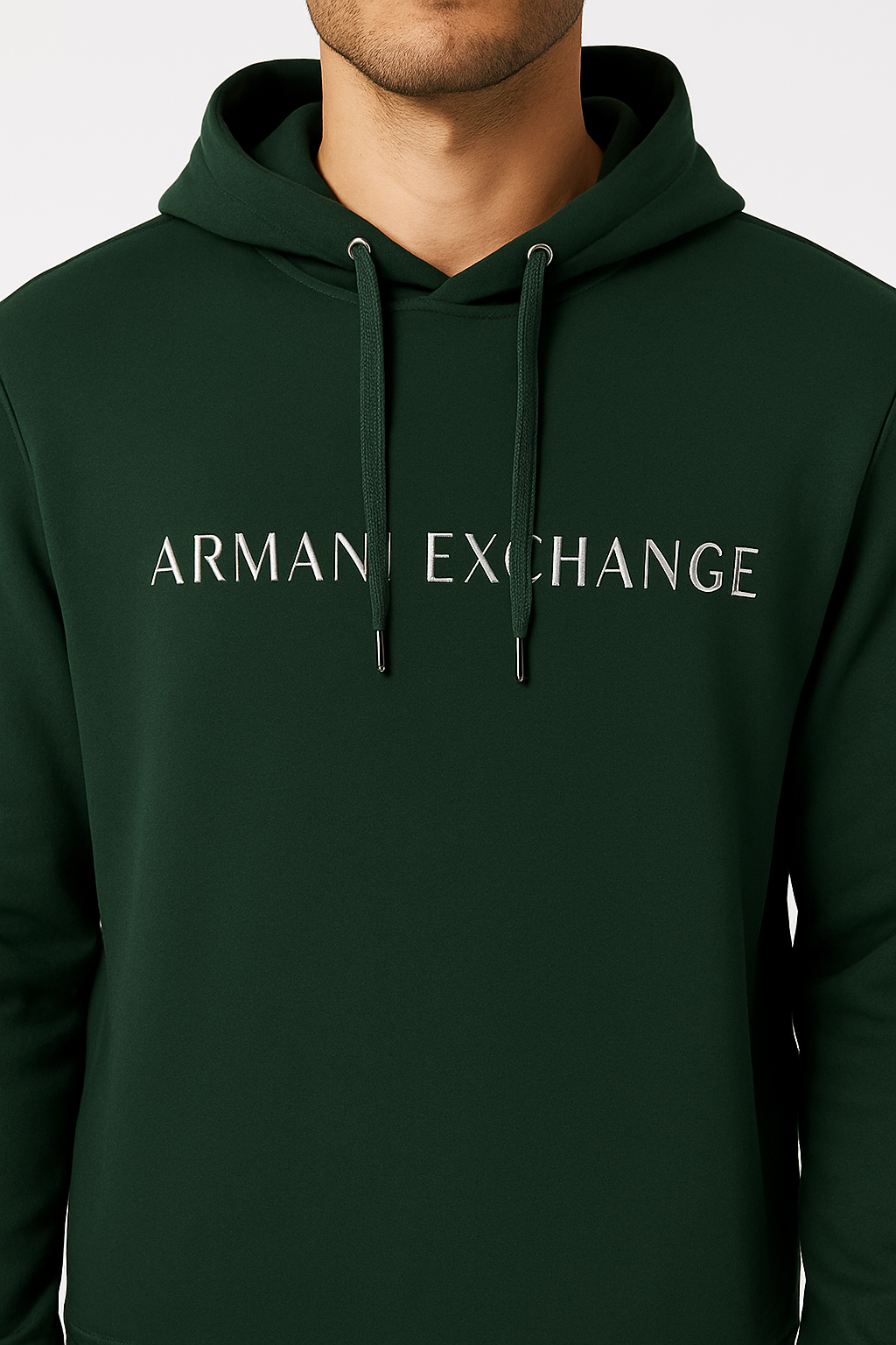 ARMANI EXCHANGE Men’s Logo Print Hoodie