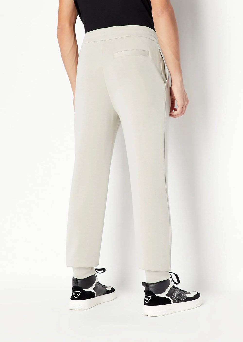Armani Exchange Light Gray Sweatshirt Pants Tracksuit - HIPPO US Brands ARMANI EXCHANGE
