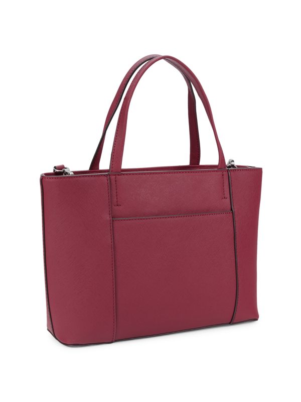 Karl Lagerfeld Paris Maybelle Logo Leather Tote