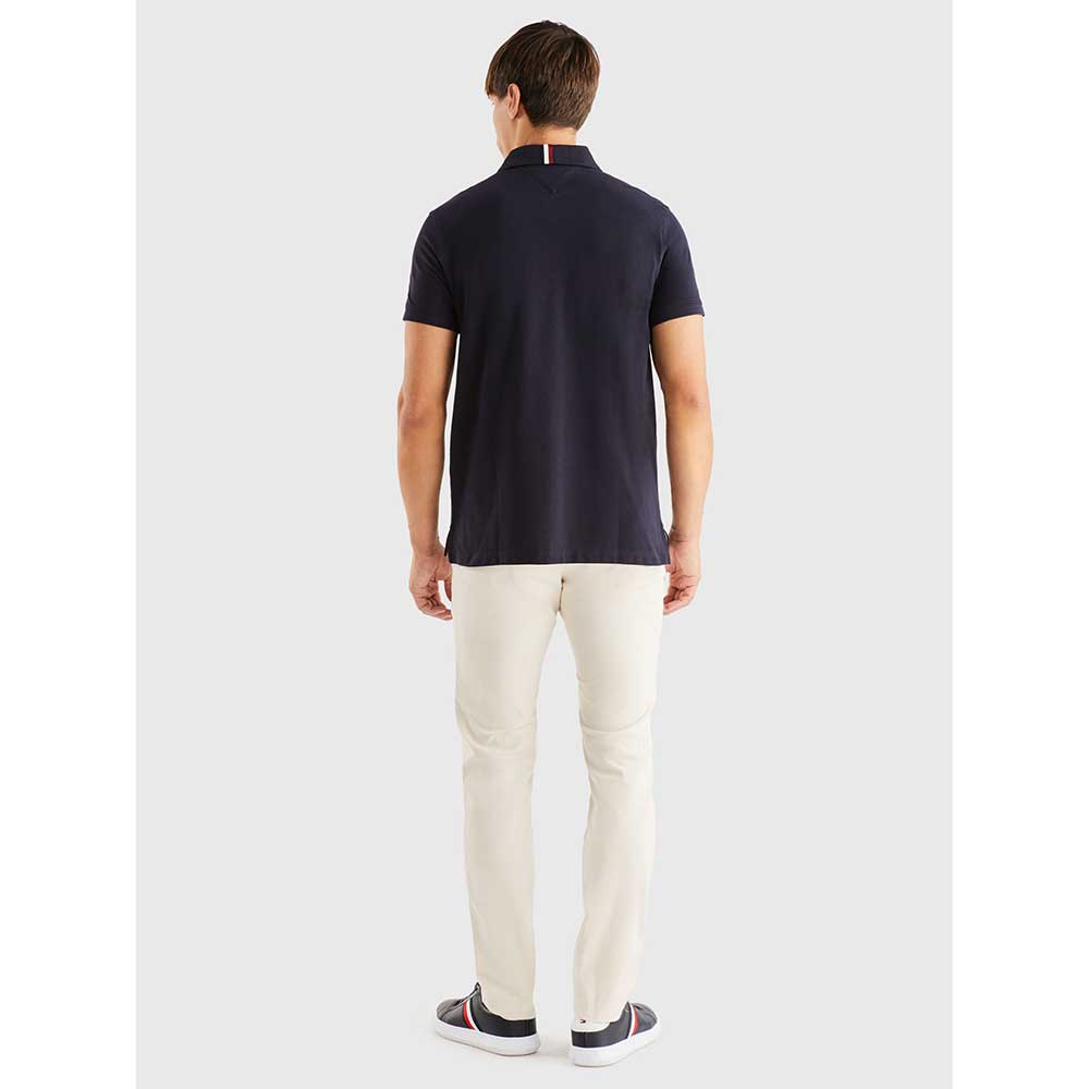 TOMMY HILFIGER Men's Regular Fit New York City Embroidered Logo Badge Polo Shirt