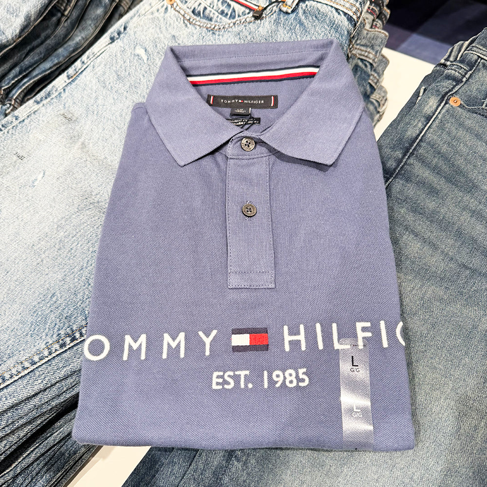 TOMMY HILFIGER Embroidered Tommy Logo Polo