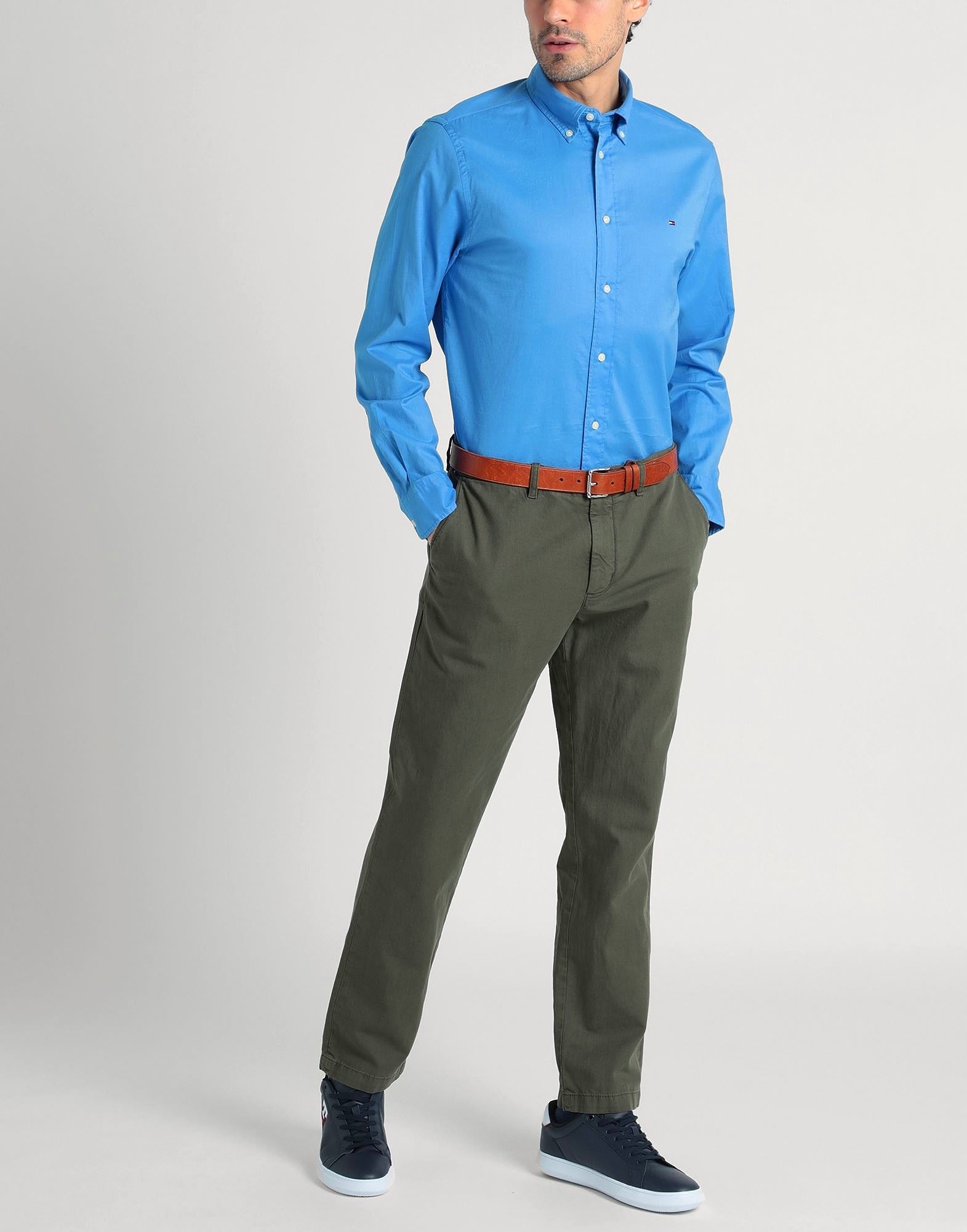 Tommy Hilfiger Men's Slim Fit Casual Shirt