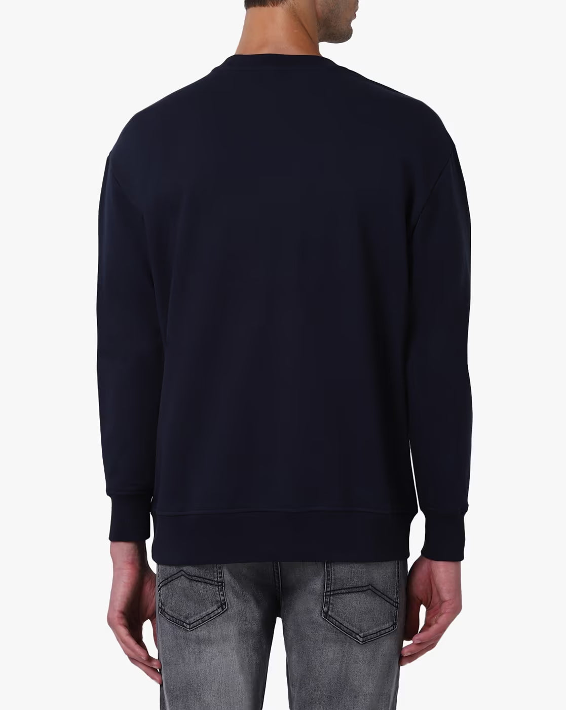 ARMANI EXCHANGE Crew-Neck Sweatshirt with Signature Branding