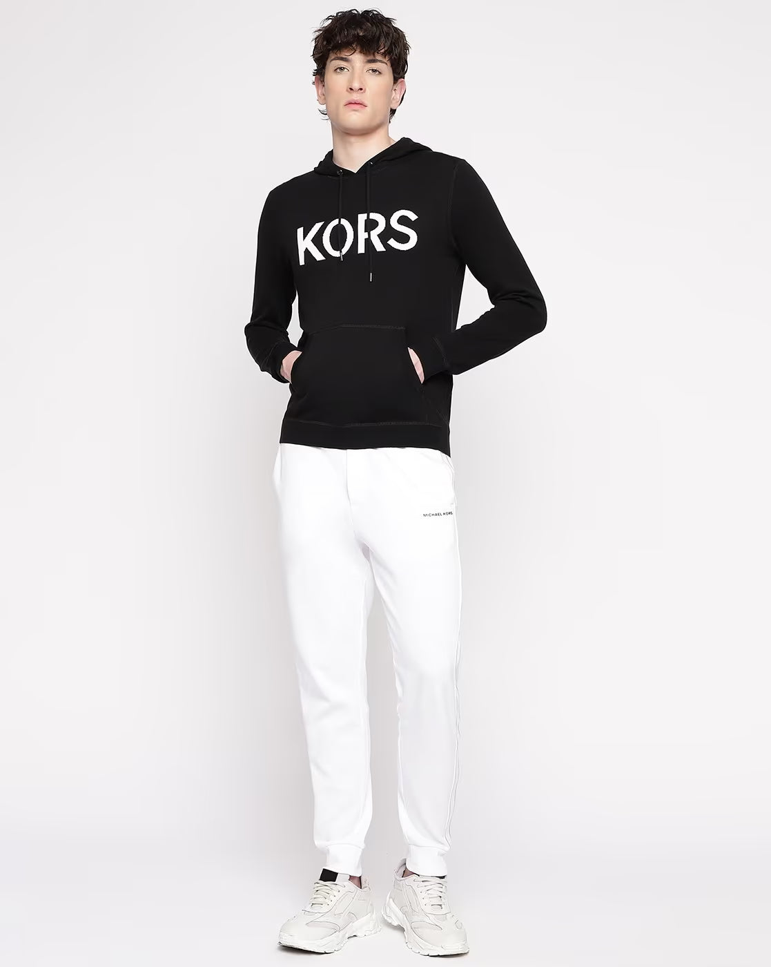 MICHAEL KORS Monogram Pullover Hoodie