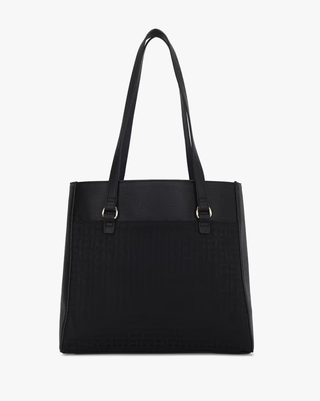 Tommy Hilfiger Logo Pattern Tote Bag with Detachable Pouch