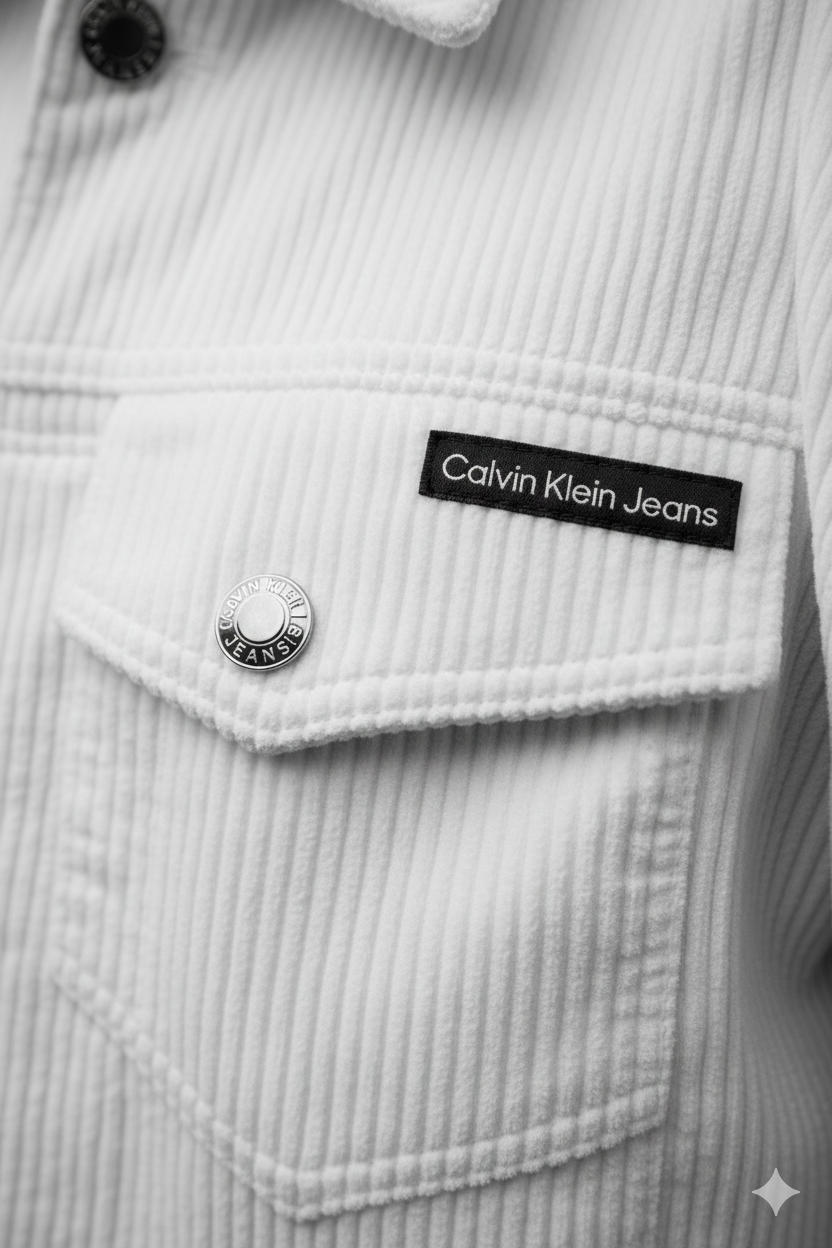 Calvin Klein Jeans Corduroy Snap Shirt Jacket - HIPPO US Brands Calvin Klein