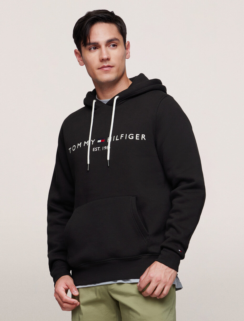 TOMMY HILFIGER LOGO HOODIE