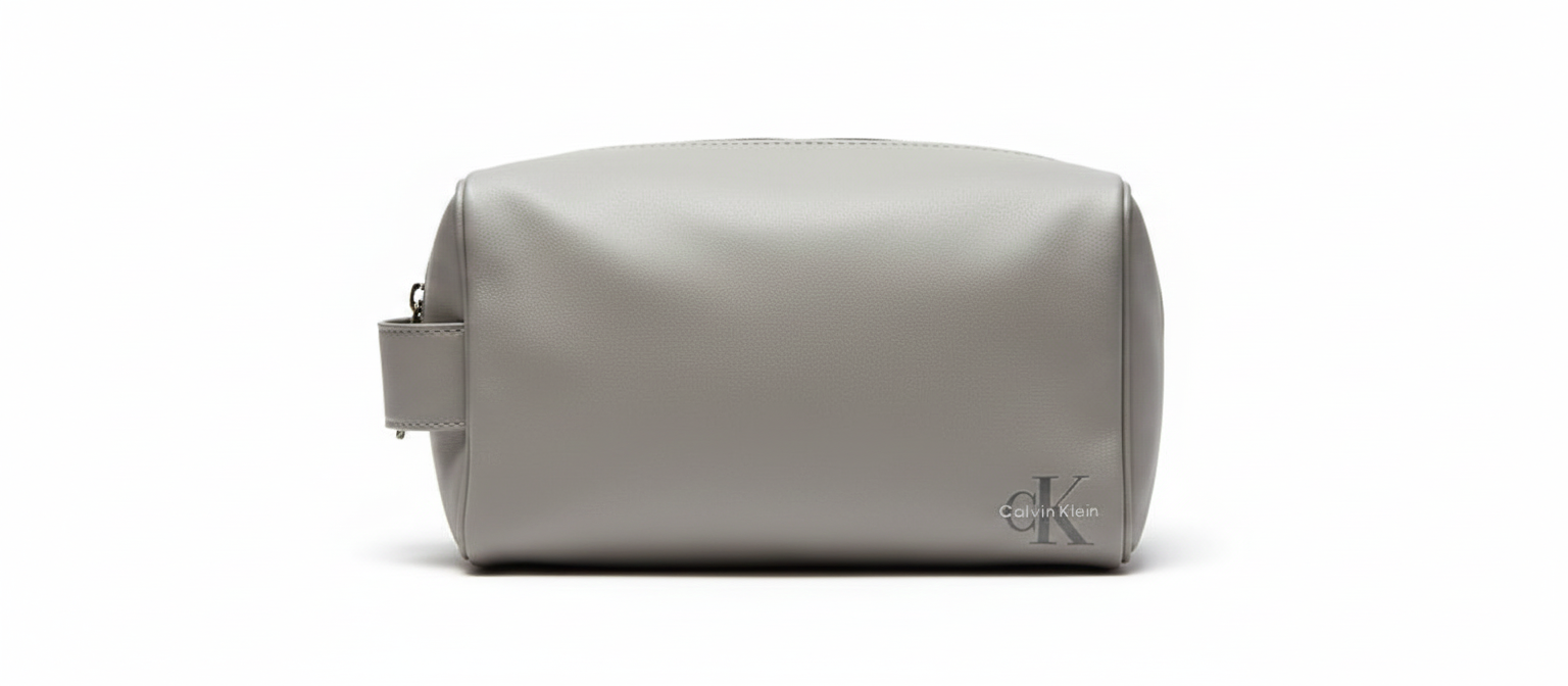 calvin klein men's toiletry travel bag Calvin Klein Men's Gray Wash Bag – HIPPO US Brands